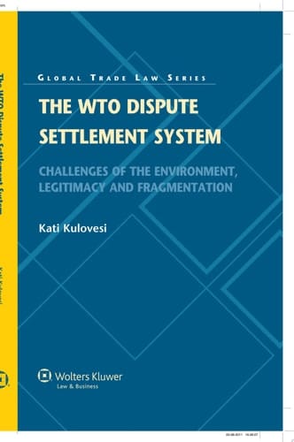 The WTO Dispute Settlement System