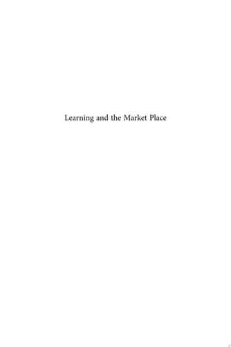 Learning and the Market Place Essays in the History of the Early Modern Book