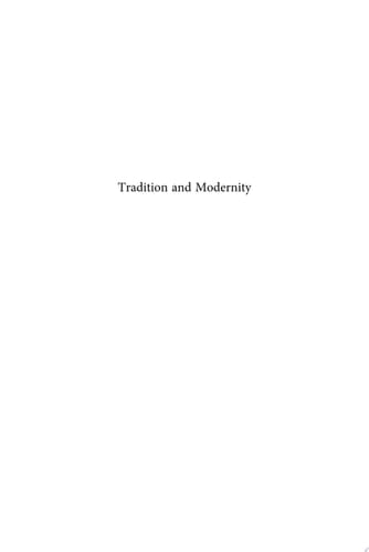 Tradition and Modernity A Humanist View