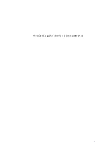 leu, Geweldloze communicatie (werkboek)