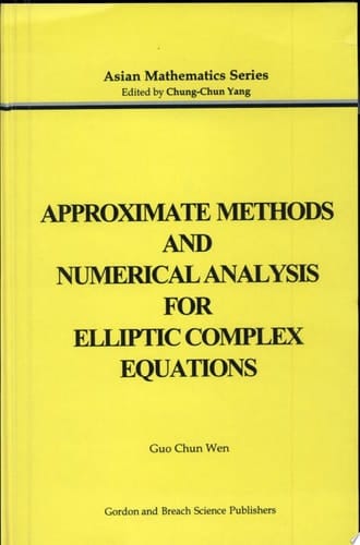 Approximate Methods and Numerical Analysis for Elliptic Complex Equation