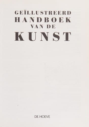 Geïllustreerd handboek van de kunst