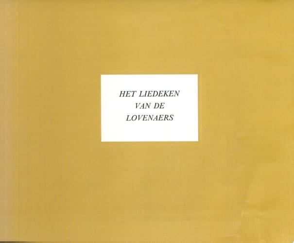 Het liedeken van de Lovenaers een 18de-eeuws Leuvens beiaardhandschrift