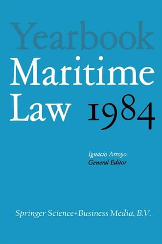 Yearbook Maritime Law Volume I