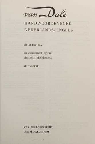 Dutch-English Dictionary