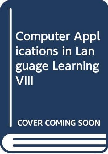 Computer Applications in Language Learning