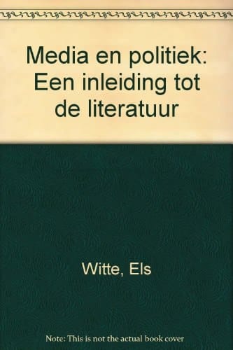 Media en politiek een inleiding tot de literatuur