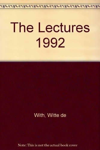 The Lectures, 1992