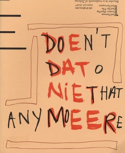 Rik Meijers doe dat niet meer
