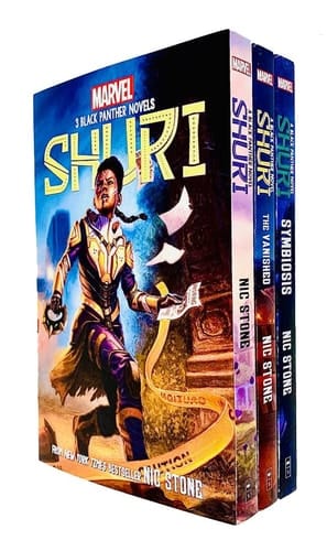 Marvel Black Panther Shuri Series 3 Books Collection Set By Nic Stone(Shuri: A Black Panther, The Vanished & Symbiosis)
