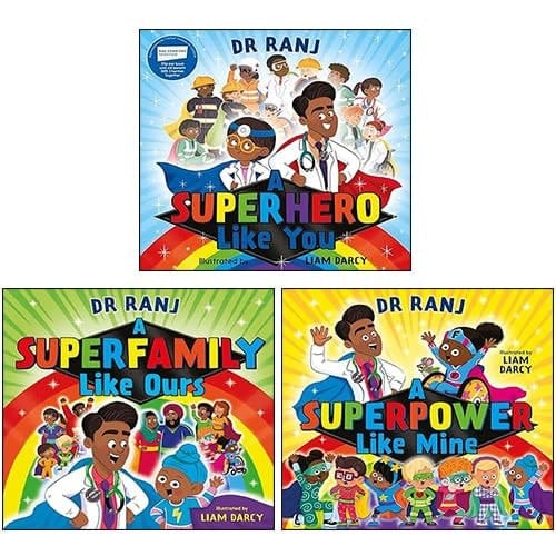 Dr. Ranj Singh 3 Books Collection Set (A Superhero Like You, A Superpower Like Mine, A Superfamily Like Ours)