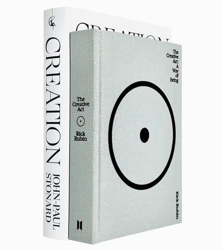 The Creative Act A Way of Being By Rick Rubin & Creation By John-Paul Stonard 2 Books Collection Set