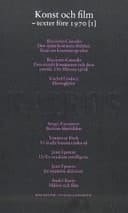 Konst och film - Texter före 1970. I