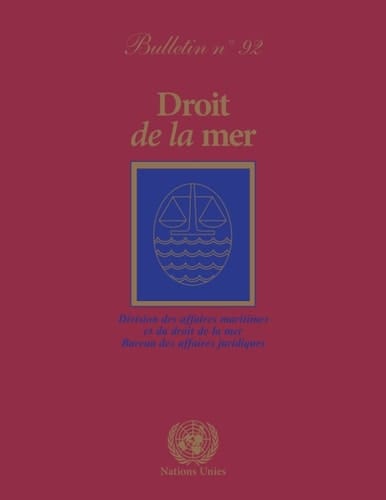 Droit de la mer bulletin, No.92