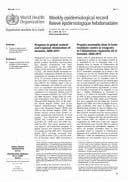 Weekly Epidemiological Record