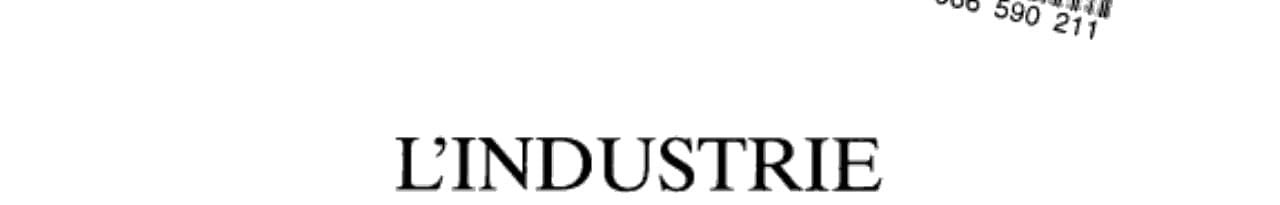 L'industrie sidérurgique en 1985
