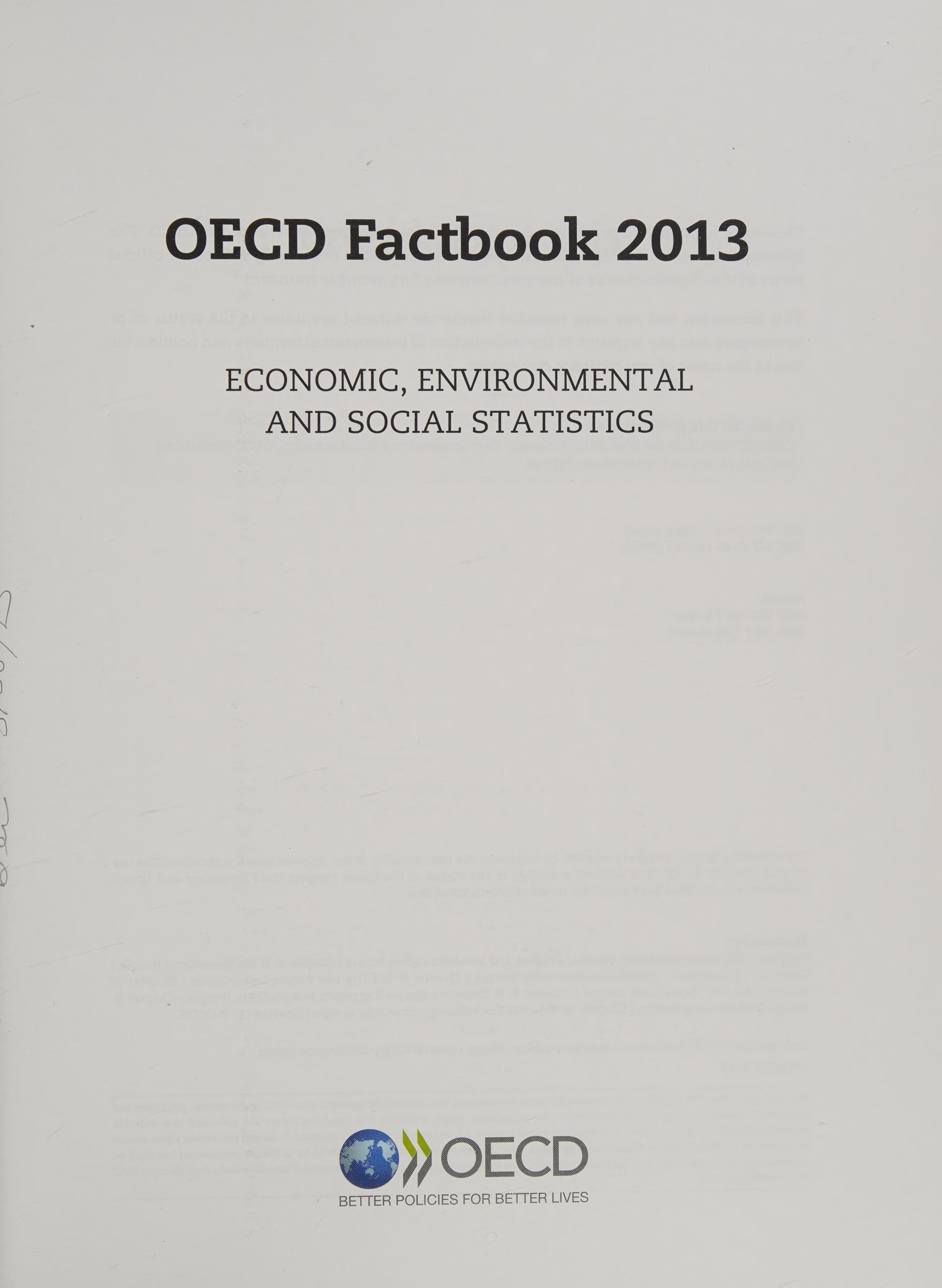 OECD Factbook 2013 Economic, Environmental and Social Statistics