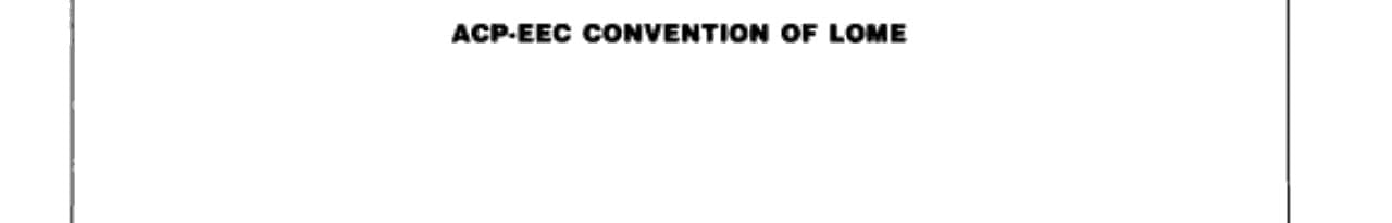 Annual Report of the Acp-Eec Council of Ministers (1987)