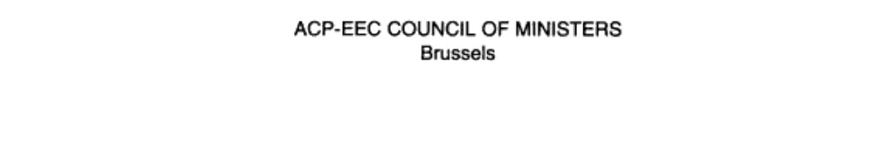Compilation of Texts XIX Acp-Rec Conventions of Lome