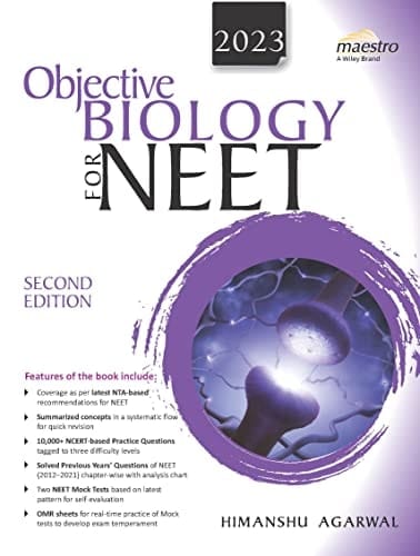 WILEY'S OBJECTIVE BIOLOGY FOR NEET 2ND EDITION 2023