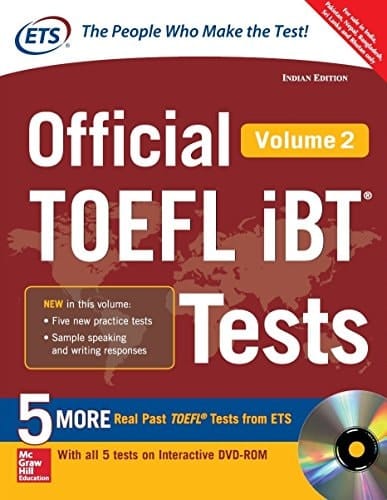 Official Toefl IBT Tests - Vol. 2 (With Dvd) [Paperback] [Jan 01, 2016] ETS