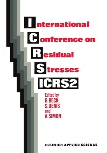 International Conference on Residual Stresses ICRS2