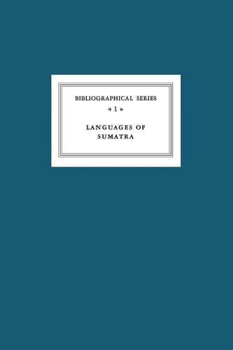 Critical Survey Of Studies On The Languages of Sumatra