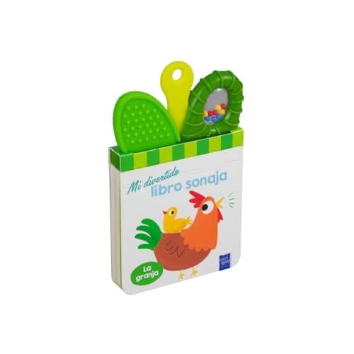 Libro infantil: Mi divetido libro sonaja - La granja