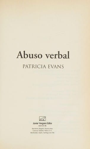 Abuso Verbal - La Violencia Negada