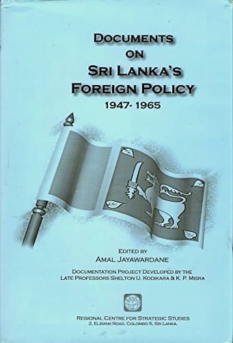 Documents on Sri Lanka's Foreign Policy, 1947-1965