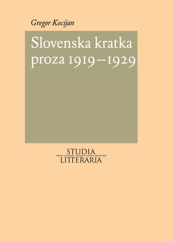 Slovenska kratka proza 1919-1929