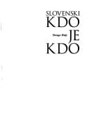 Slovenski kdo je kdo (Slovene Edition)