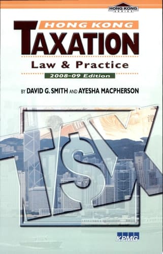 Hong Kong Taxation Law and Practice