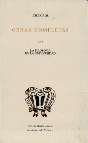 La filosofía en la universidad