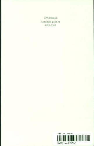 Rastrojo antología poética, 1980-2000