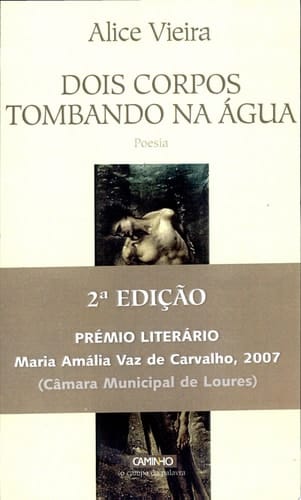 Dois corpos tombando na água poesia