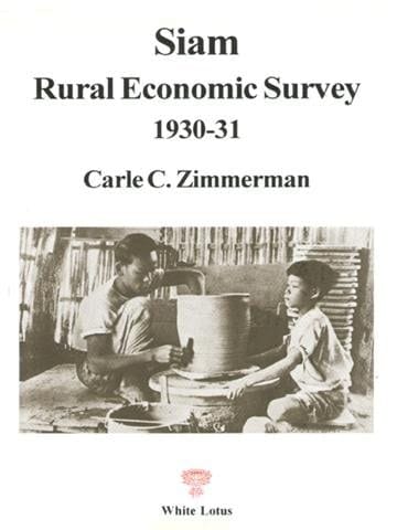 Siam Rural Economic Survey 1930-31