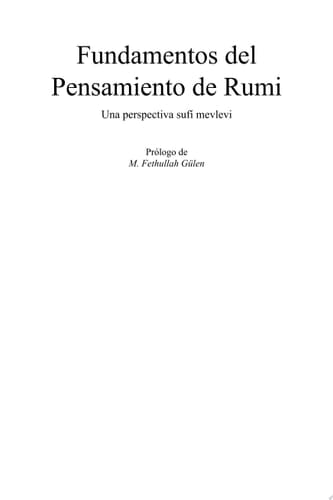 Fundamentos del pensamiento de Rumi