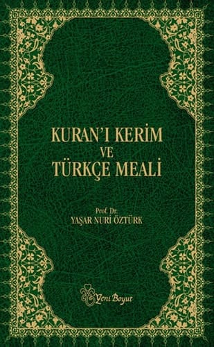 Kurani Kerim ve Türkce Meali Metinli - Büyük Boy (Ciltli)