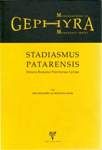Stadiasmus Patarensis Itinera Romana Provinciae Lyciae