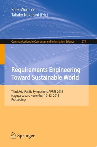 Requirements Engineering Toward Sustainable World