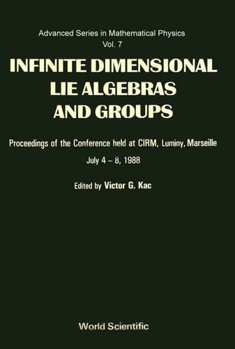 Infinite Dimensional Lie Algebras And Groups