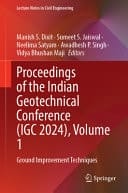 Proceedings of the Indian Geotechnical Conference (IGC 2024), Volume 1 Ground Improvement Techniques
