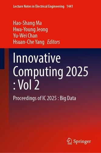 Innovative Computing 2025, Volume 2 Proceedings of IC 2025: Big Data