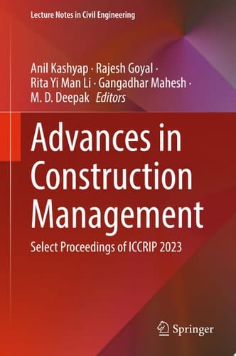 Advances in Construction Management