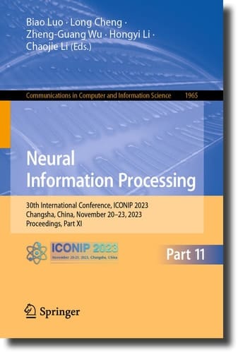 Neural Information Processing 30th International Conference, ICONIP 2023, Changsha, China, November 20–23, 2023, Proceedings, Part XI