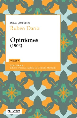 Opiniones (1906) Tomo 7. Volumen II