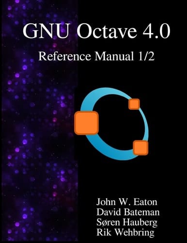 The Gnu Octave 4. 0 Reference Manual 1/2 Free Your Numbers