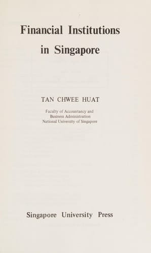 Financial Institutions in Singapore