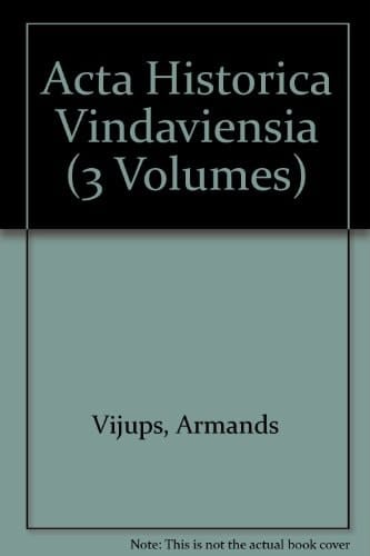 Acta historica Vindaviensia